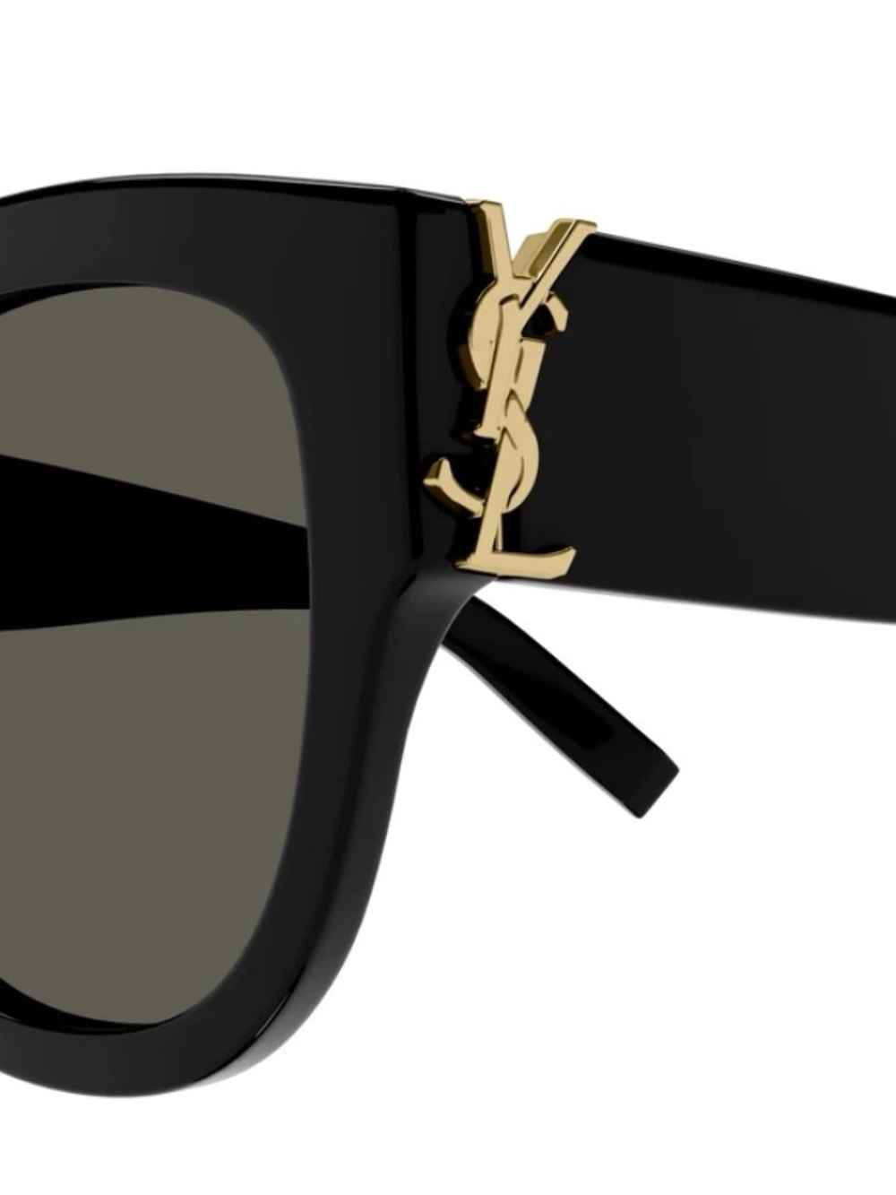 NWT Yves Saint Laurent Black Oversized Sunglasses ($580 Retail) - Picture 3 of 5